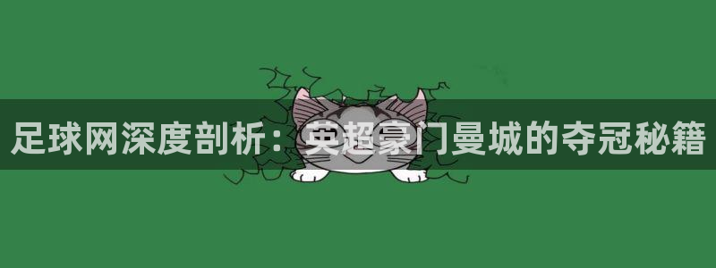 千行赏金app：足球网深度剖析：英超豪门曼城的夺冠秘籍