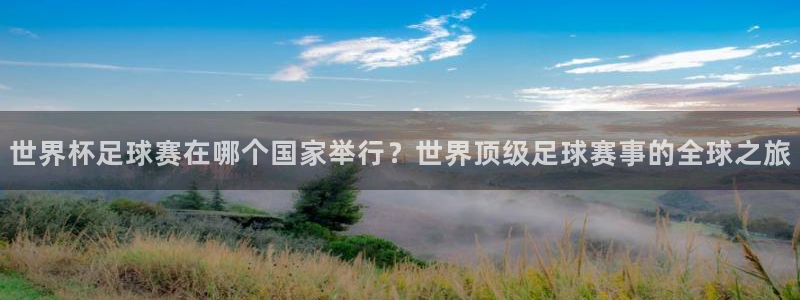 赏金游app下载：世界杯足球赛在哪个国家举行？世界顶级足球赛事的全球之旅