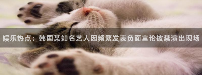 pg赏金国际：娱乐热点：韩国某知名艺人因频繁发表负面言论被禁演出现场